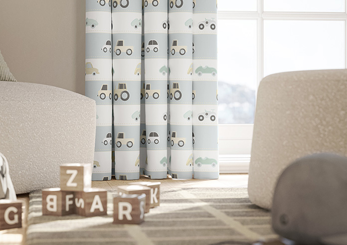 Brum Brum, Journey - Made to Measure Curtains - Image 5